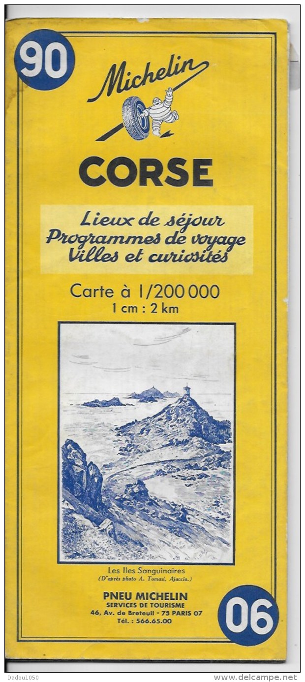 MICHELIN 1/200000  Corse - Cartes Routières