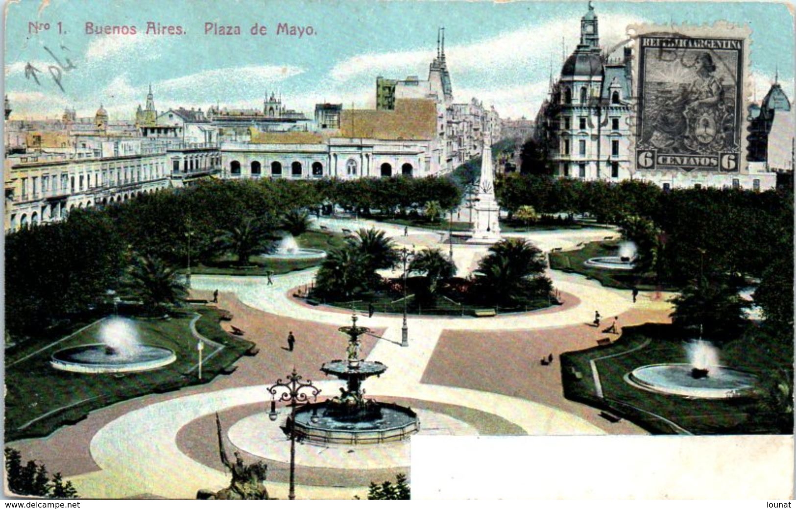 BUENOS AIRES , Rep. Argentina - Plaza De Mayo - Argentine