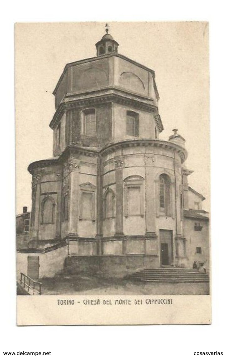 TORINO TURIN CHIESA DEL MONTE DEI CAPPUCCINI 1903 - Churches