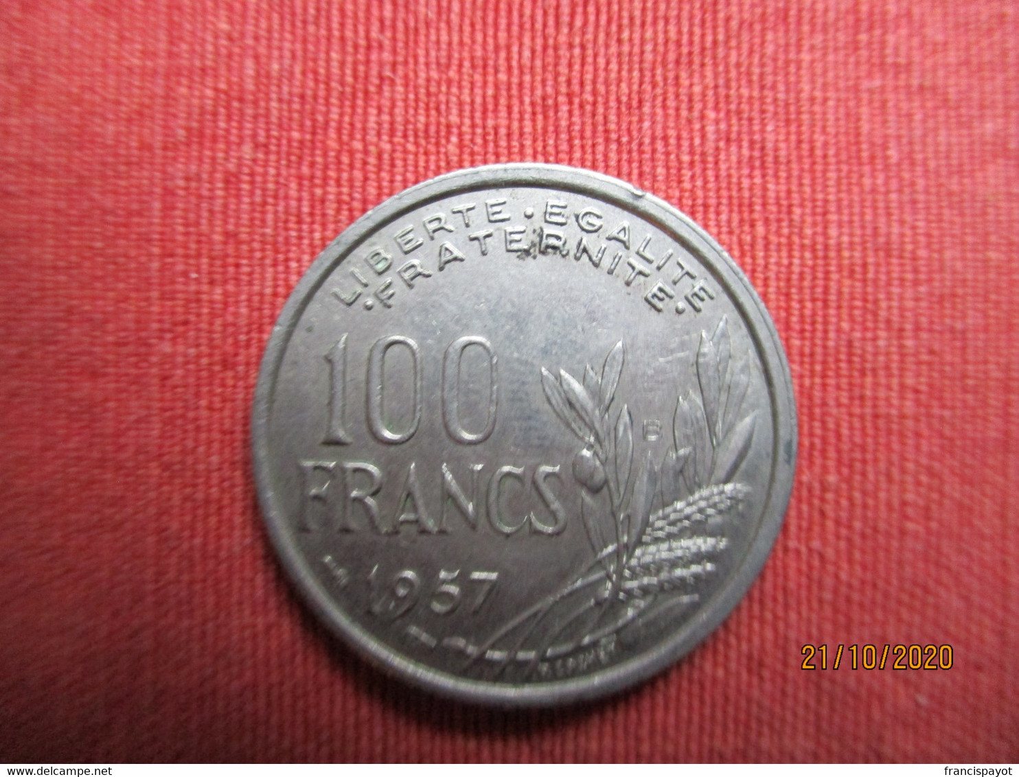 France: 100 Francs 1957 B - 100 Francs