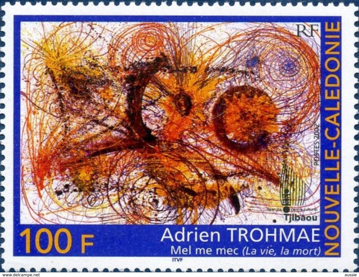 Nouvelle-Calédonie 2002 Yvertn° 881 *** MNH Cote 2,70 Euro Adrien Trohmae - Unused Stamps