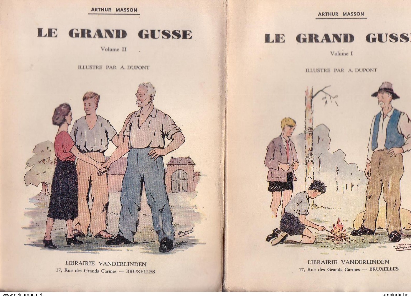 Le Grand Gusse - Volumes I Et II - Arthur Masson - Belgische Schrijvers