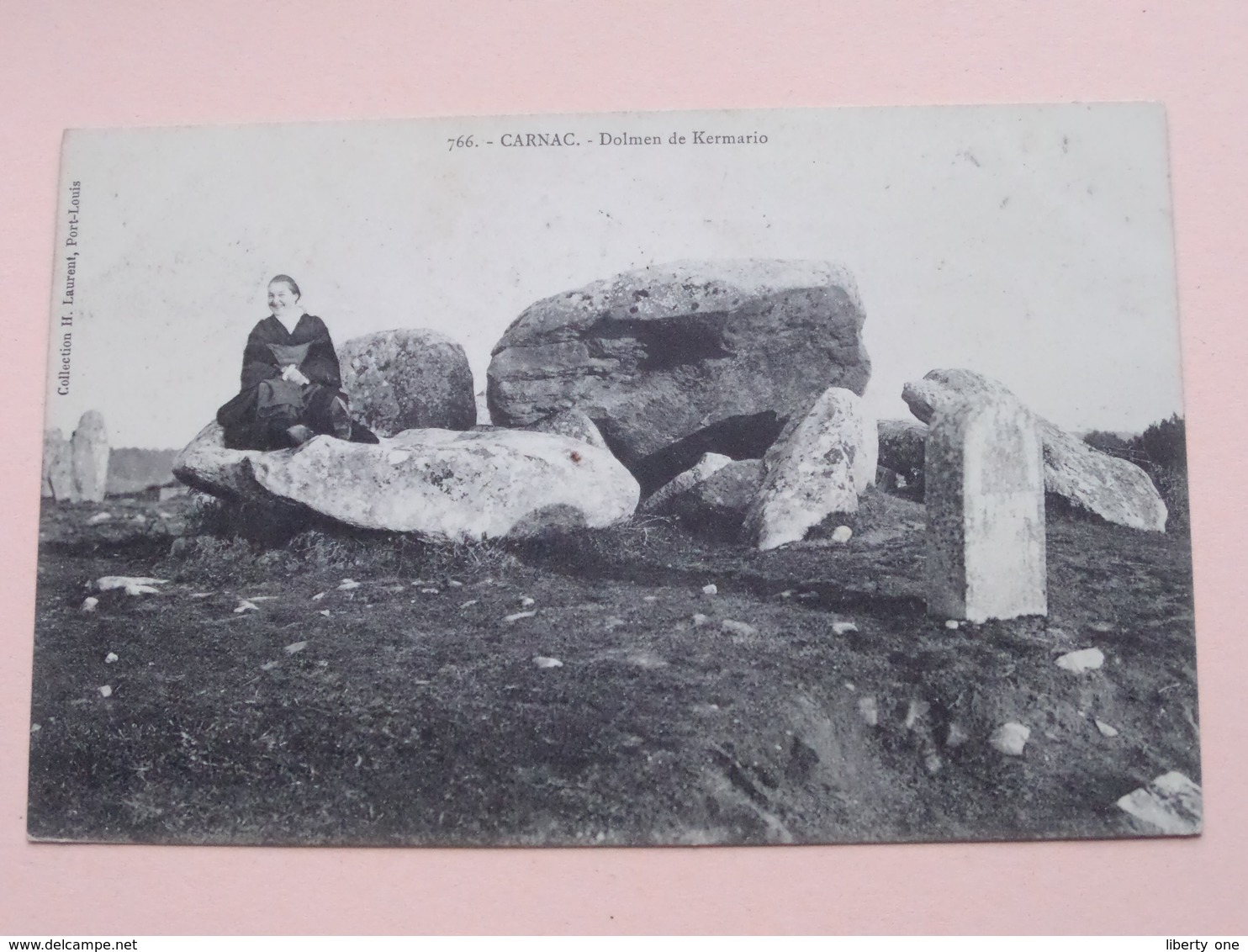 CARNAC Dolmen De KERMARIO ( H. Laurent ) Anno 1906 ( Voir Photo Svp ) !! - Bretagne