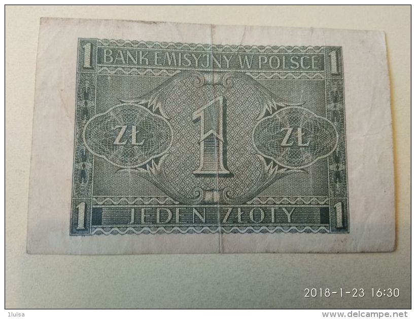 1 Zloty 1941 - Polonia