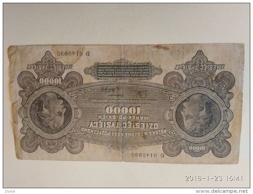 10000 Zlotych  1922 - Polonia