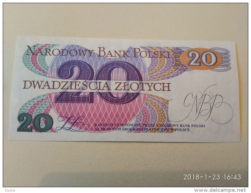 20 Zlotych 1982 - Polonia