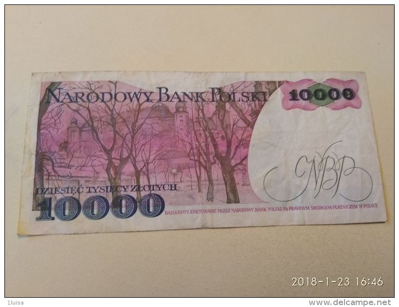 10000 Zlotych 1987 - Poland