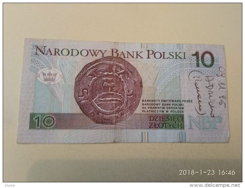 10 Zlotych 1994 - Polonia