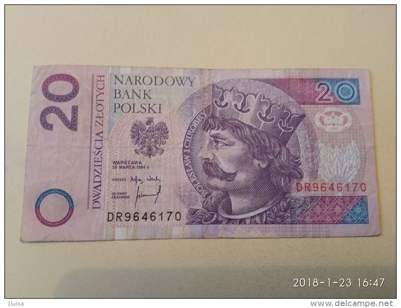 20 Zlotych 1994 - Polen