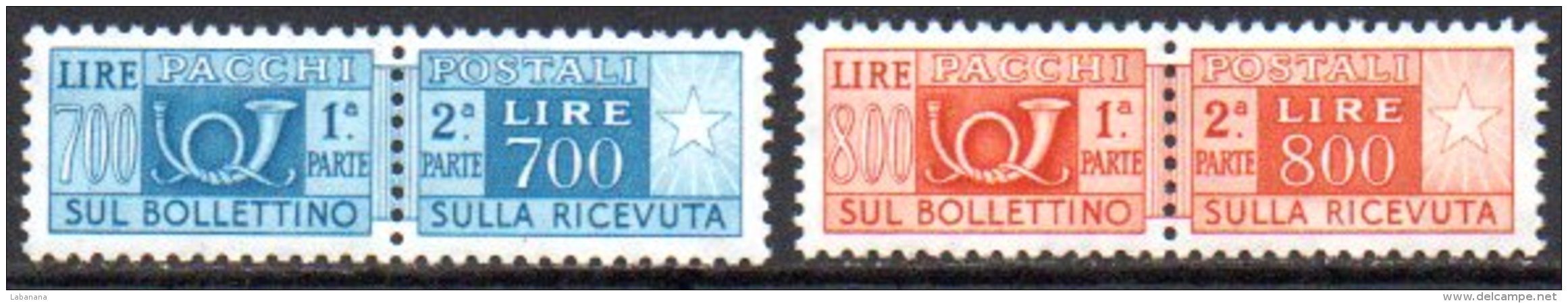 590-Italie CP88A Et 88B** - Colis-postaux