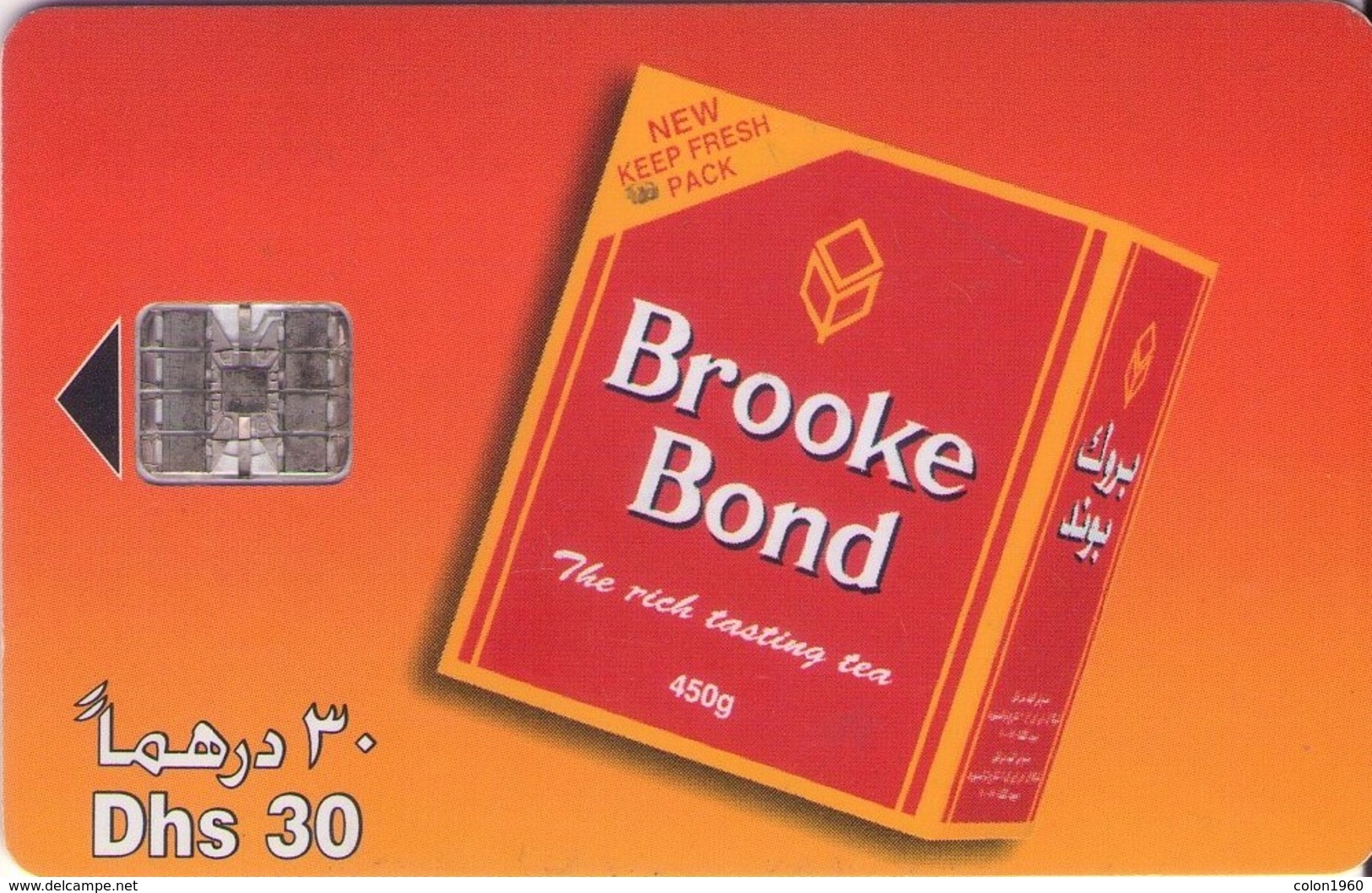 EMIRATOS ARABES UNIDOS. UAE-C-042A. Brooke Bond Tea (C/N "9743"). 1997. (066) - United Arab Emirates