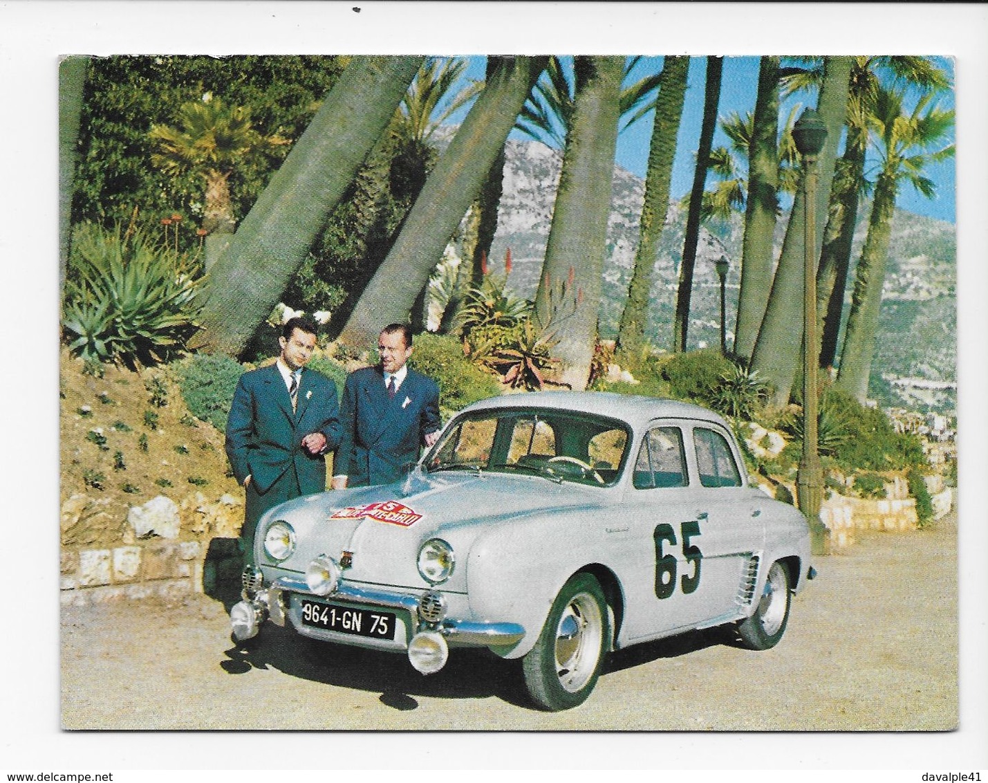 RALLYE DE MONTE-CARLO  1958   DAUPHINE  VOIR LES  2 SCANS - Rally Racing