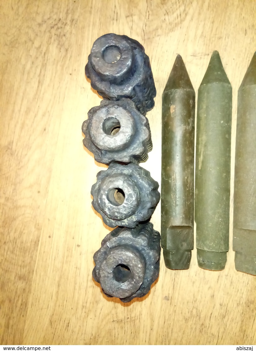 LOT WW2 4x Russia POMZ Mine (Neutralisé) - Armes Neutralisées