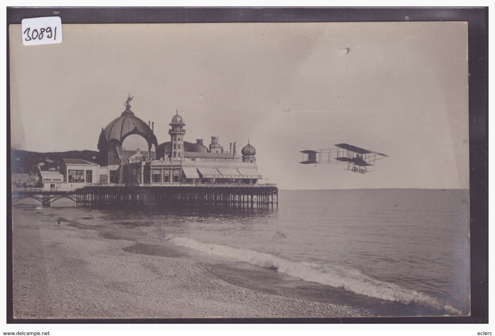 AVIATION - AVION EN PLEIN VOL AU MEETING DE NICE EN 1910 - TB - Meetings