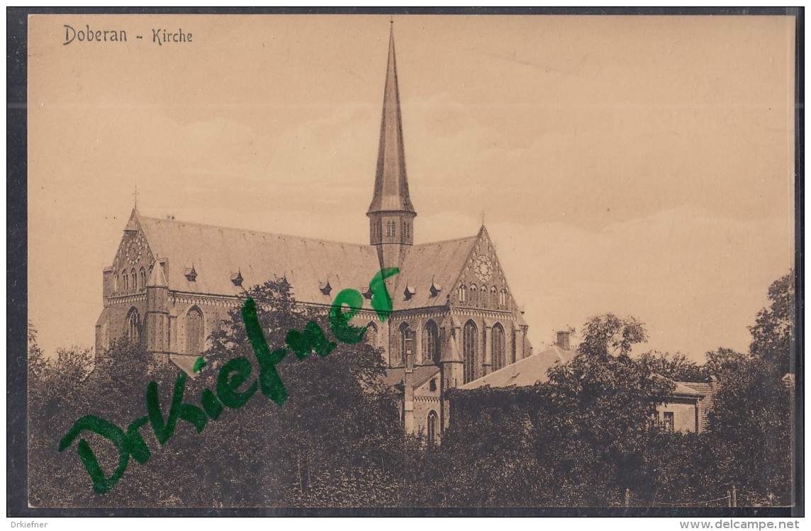 Bad Doberan, Kirche Gesamtansicht, Um 1915 - Bad Doberan