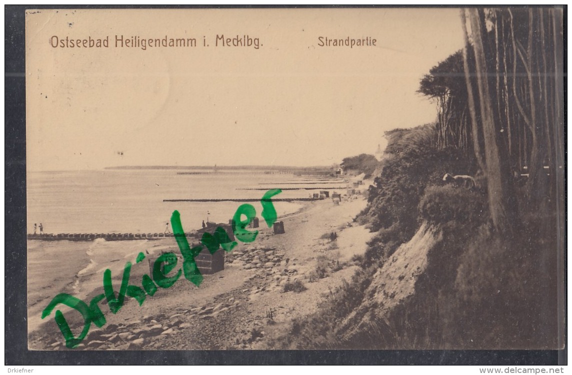 Heiligendamm, Strandpartie, Um 1914 - Heiligendamm