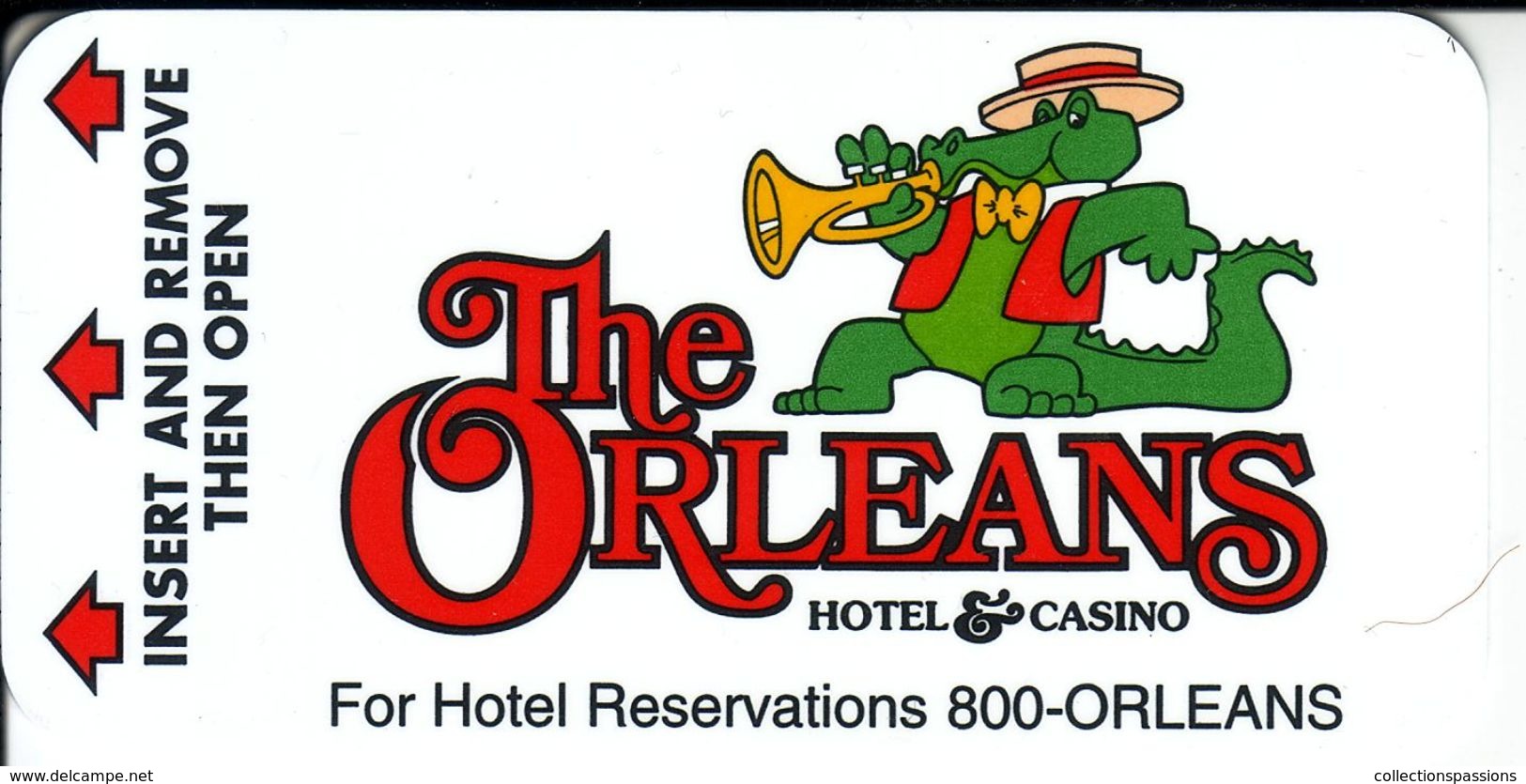 - Carte Clé D'hôtel - The Orleans - Crocodile - - Hotelsleutels
