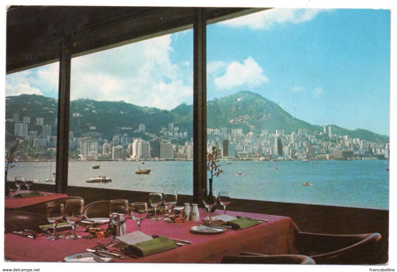 HONG KONG - THE HONGKONG HOTEL OVERLOOKING THE WORLD'S MOST MAGNIFICIENT HARBOUR - Cina (Hong Kong)