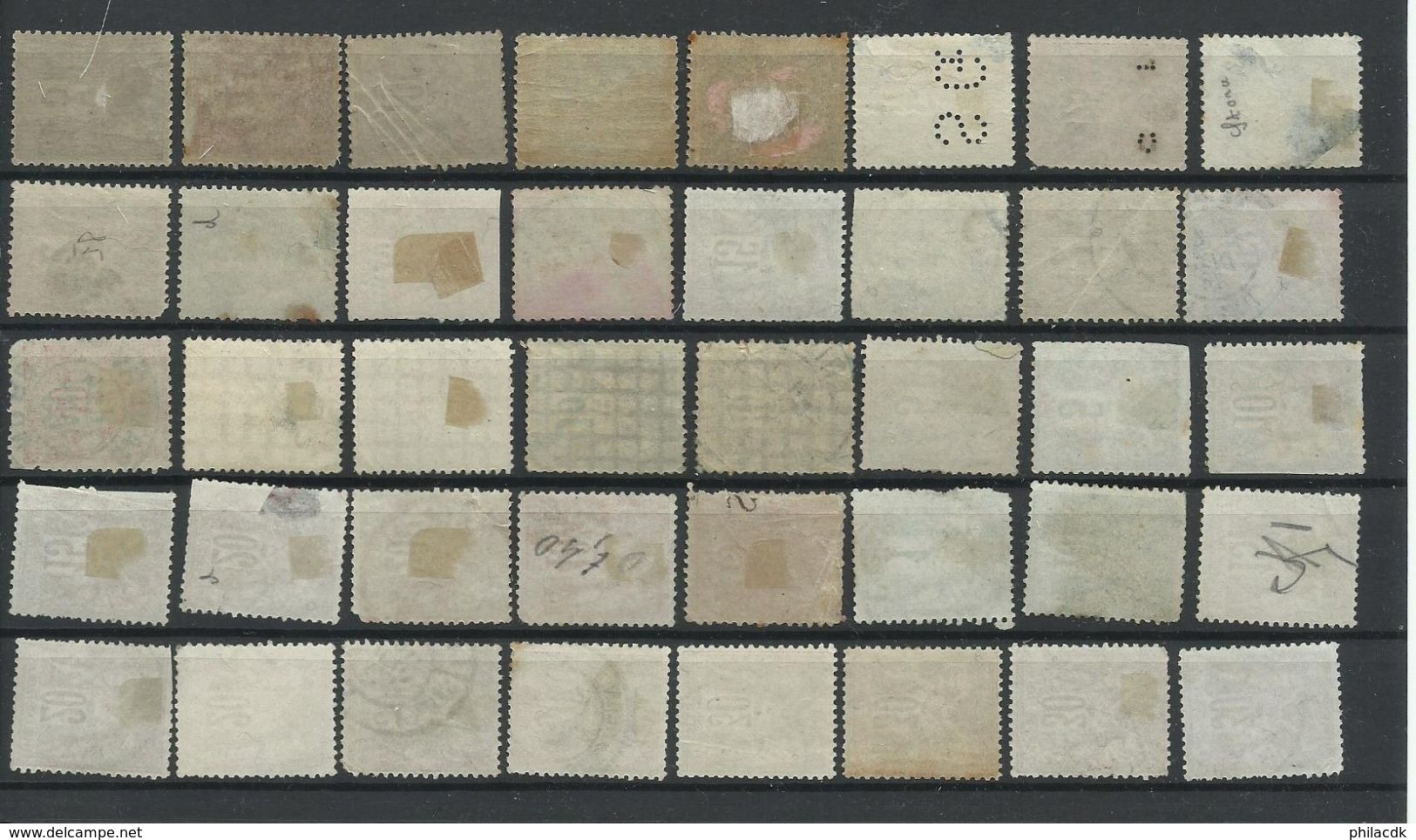 FRANCE -COLLECTION DE 543 TYPE SAGE DONT N SOUS B/NEUFS*/JOUR AN/CAD ROUGES/BLEUS/NOIRS/PERFORE/CONSTANTINOPLE/TEINTES