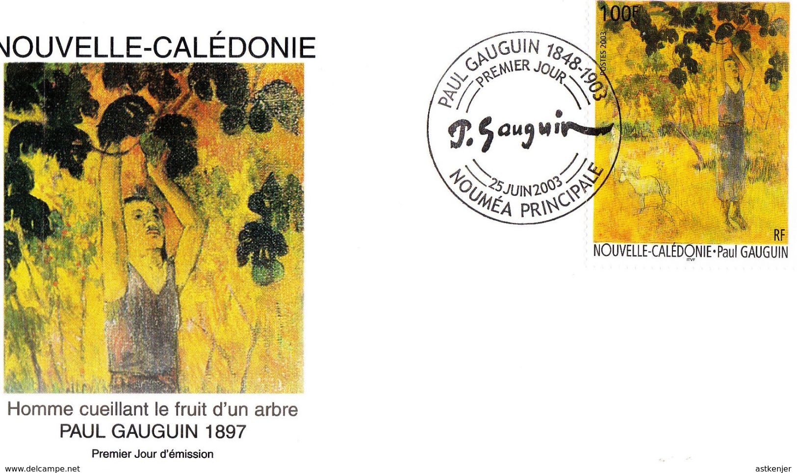 NOUVELLE CALEDONIE - FDC De 2003 N° 900 - Brieven En Documenten