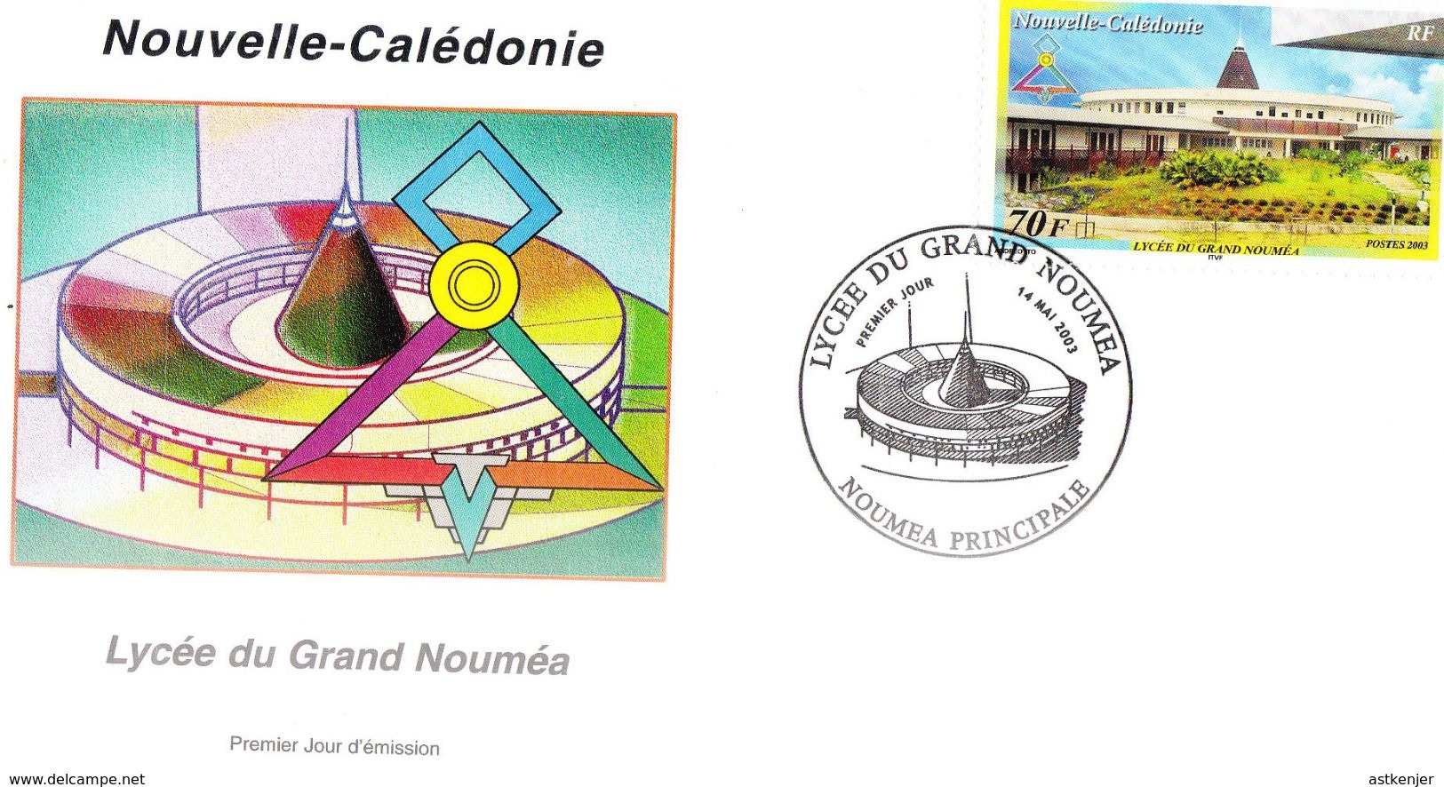 NOUVELLE CALEDONIE - FDC De 2003 N° 893 - Covers & Documents