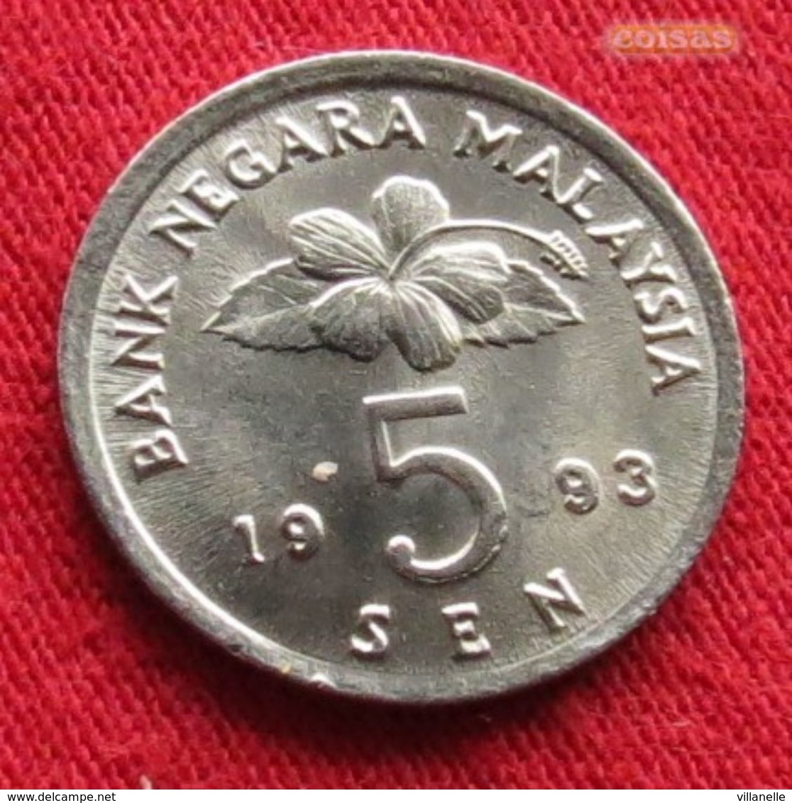 Malaysia 5 Sen 1993 KM# 50 *VT Malasia Malaisie Malaysie - Malaysie