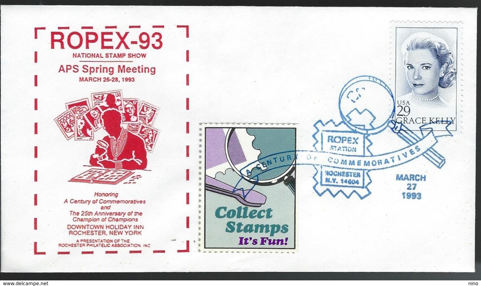 USA. Scott # 2749 Special Cancel Cover. FDC. Grace Kelly. Joint Issue With Monaco 1993 - Gezamelijke Uitgaven