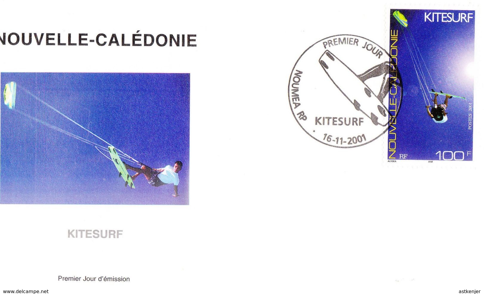 NOUVELLE CALEDONIE - FDC De 2001 N° 856 - Brieven En Documenten