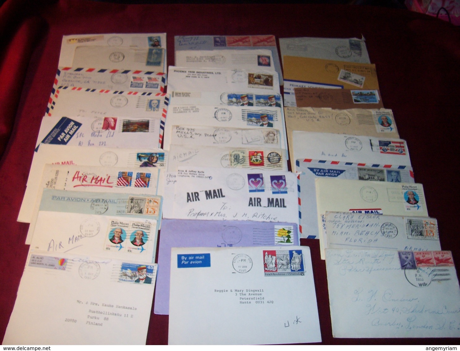 LOT DE + 400 LETTRES DES ETATS UNIS USA - Autres - Amérique