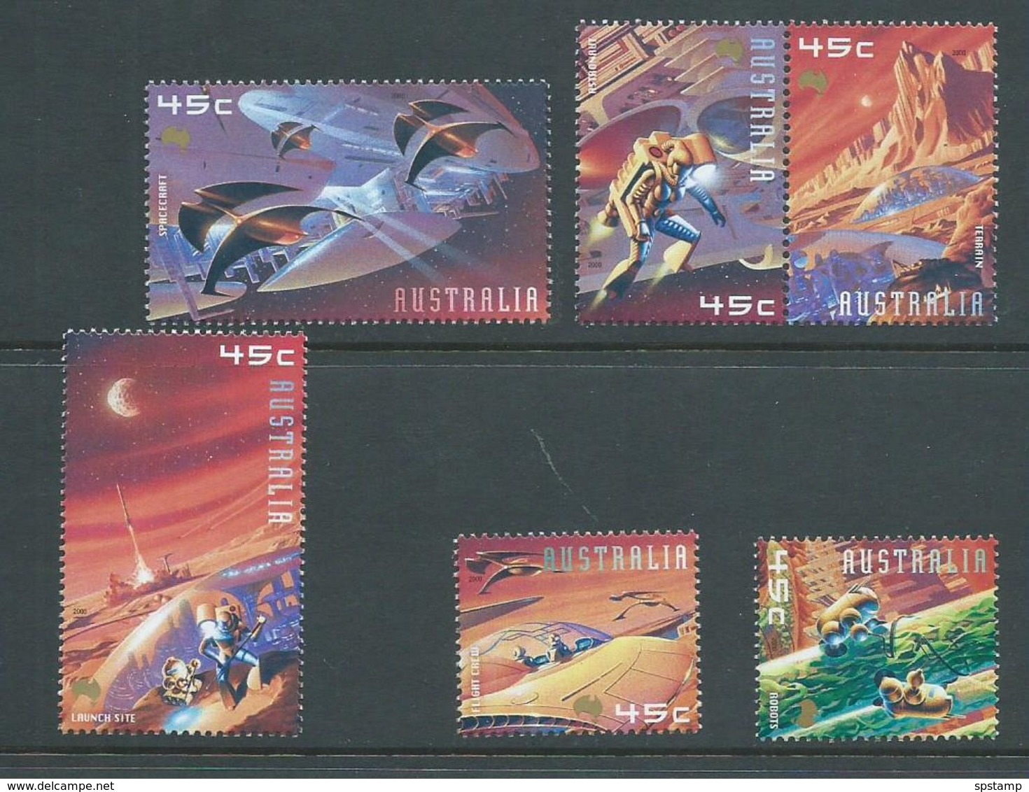 Australia 2000 Space Set Of 6 MNH - Mint Stamps