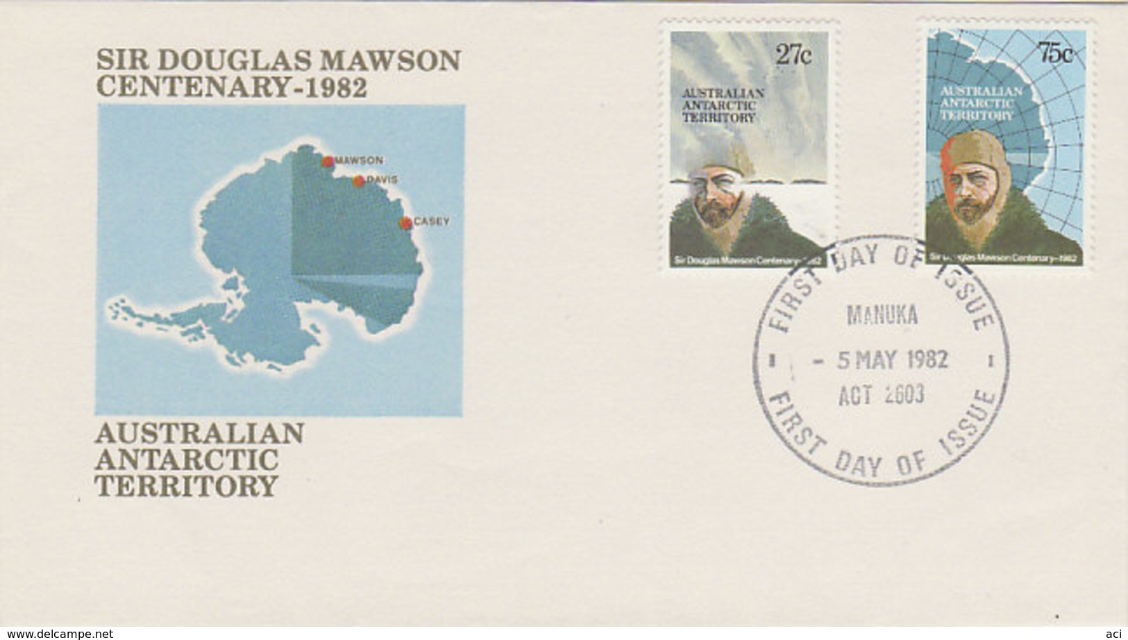 Australian Antarctic Territory 1982 Mawson FDC - FDC