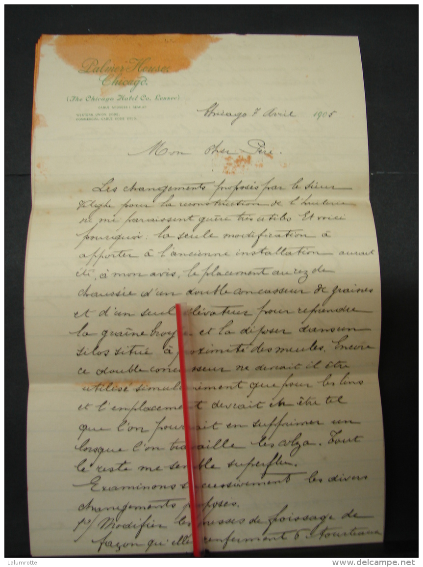 LetDoc. 118. Lettre Expédiée De New York Vers Alost En Belgique En 1905 Au Bourgmestre Gheeraerdts. Parle D'huillerie. - Lettres & Documents