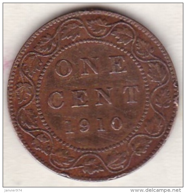 Canada . 1 Cent 1910  . Edward VI . Cuivre - Canada