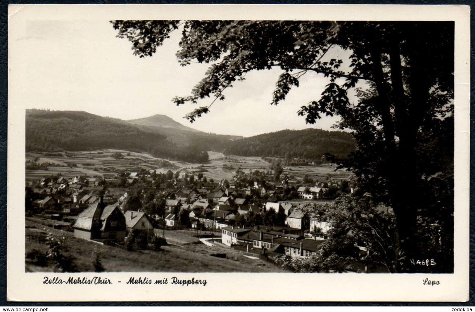 B0849 - Zella Mehlis - Mehlis Mit Ruppberg - Sepp Portenreuther - Sonderstempel - Zella-Mehlis