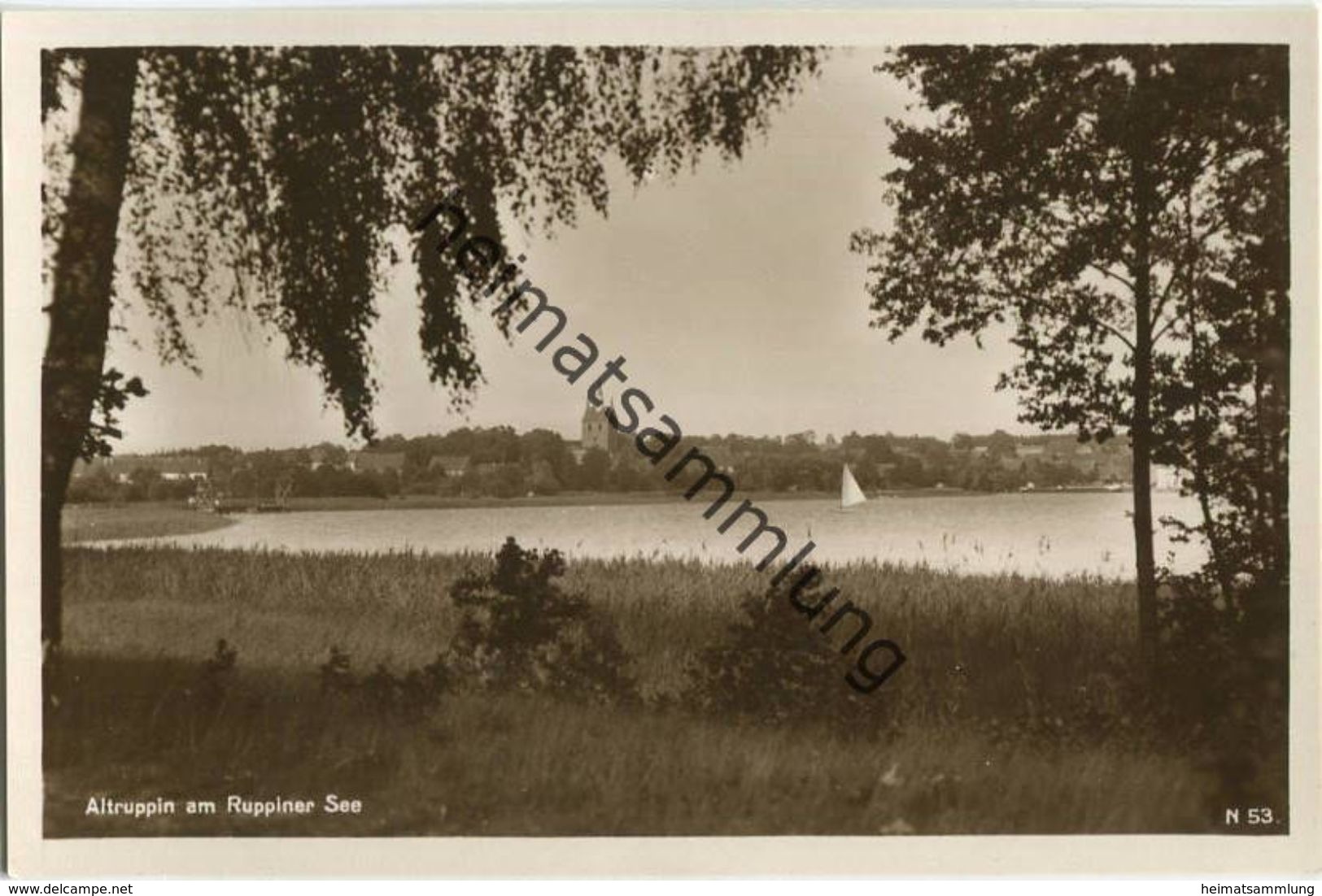 Altruppin Am Ruppiner See - Foto-AK 30er Jahre - Verlag Rudolf Lambeck Berlin - Neuruppin