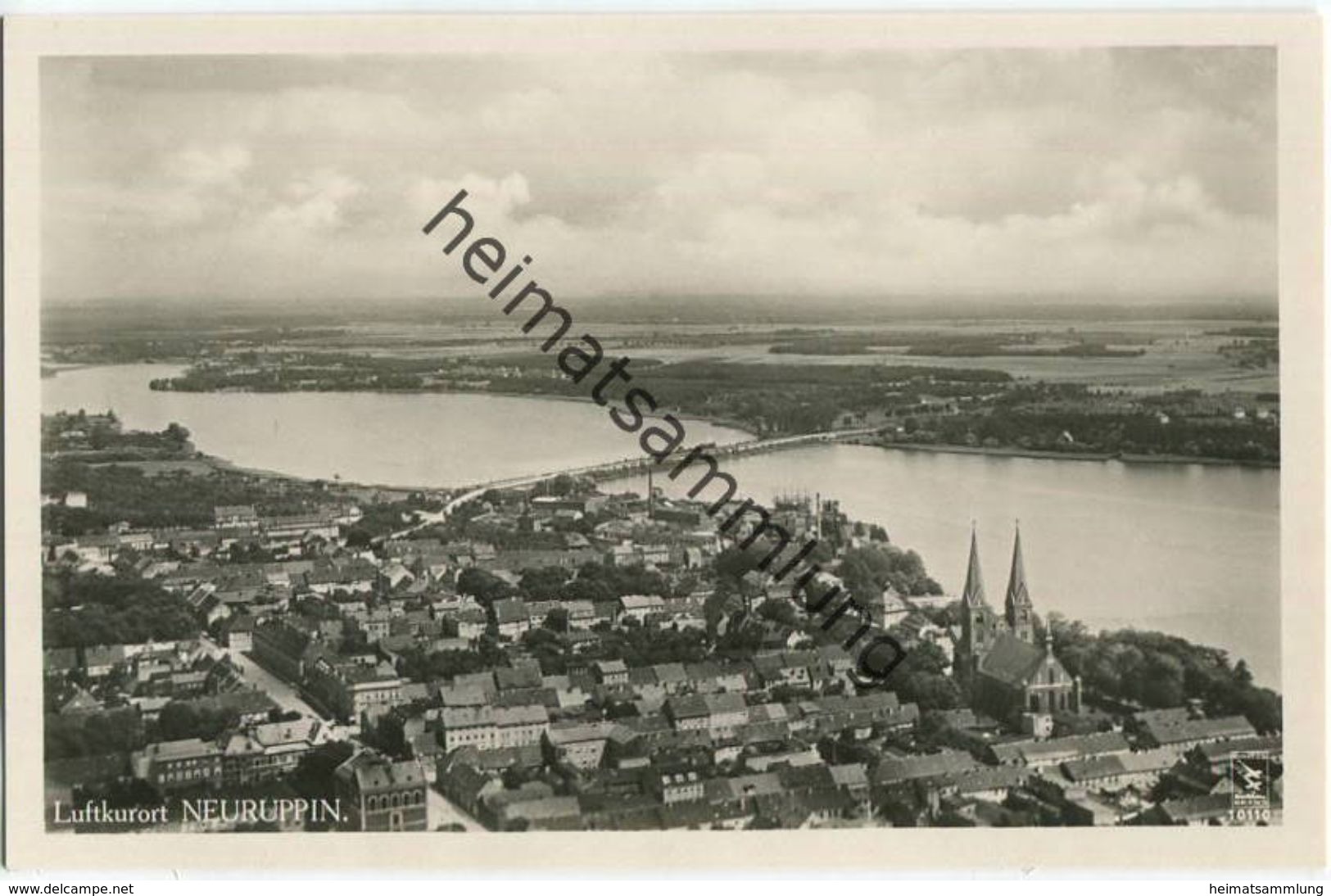 Neuruppin - Flieger-Foto Aus 150m Höhe - Foto-AK 30er Jahre - Verlag Klinke & Co. Berlin - Neuruppin