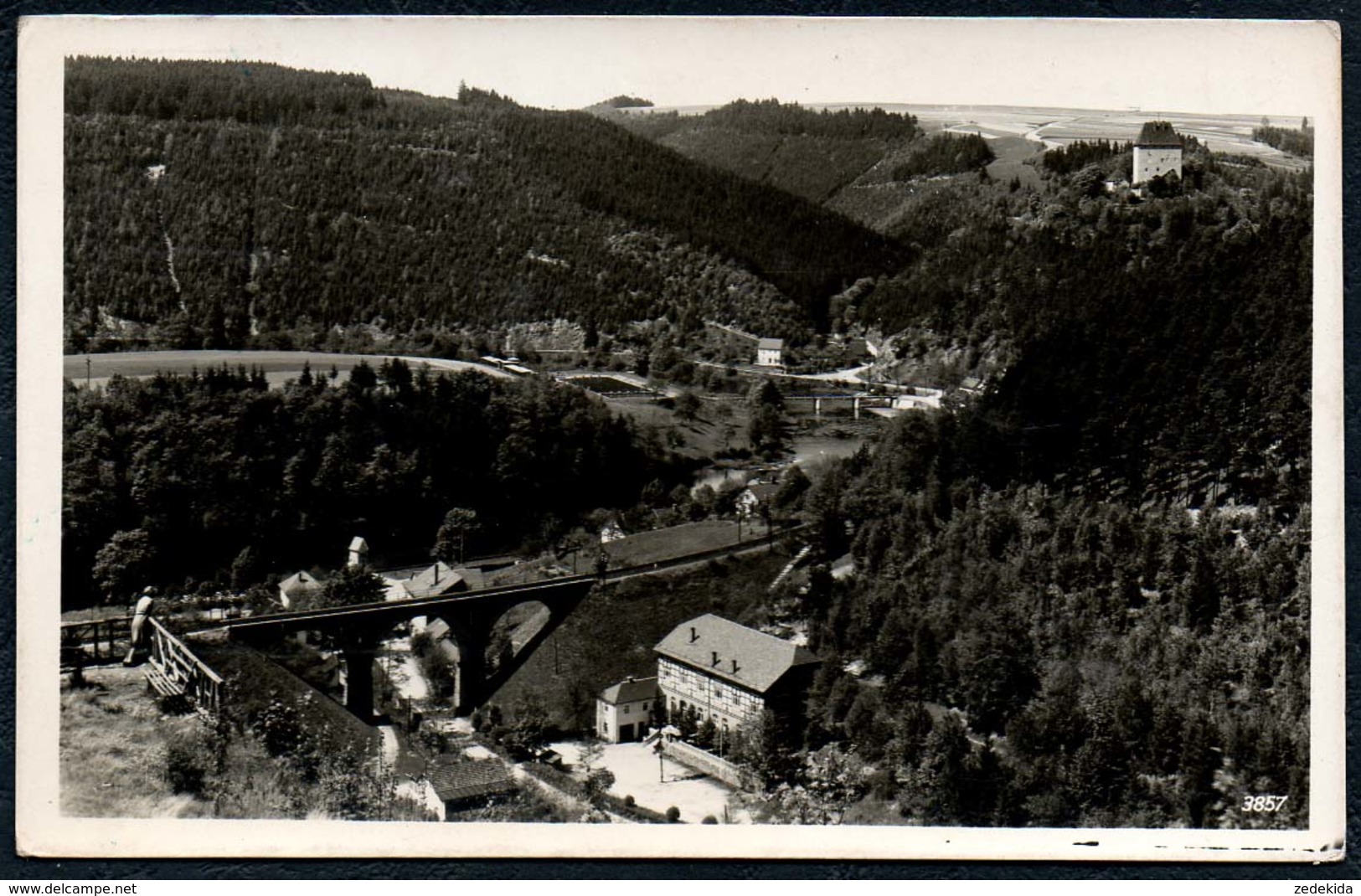 B0865 - Ziegenrück - Blick Von Der Möllers Ruh - Gel 1960 Sonderstempel - König - Ziegenrück