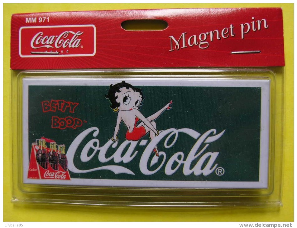 MAGNET - Pin De Collection - BETTY BOOP - Coca-Cola - NEUF Sous Emballage - 2004 - Reclame