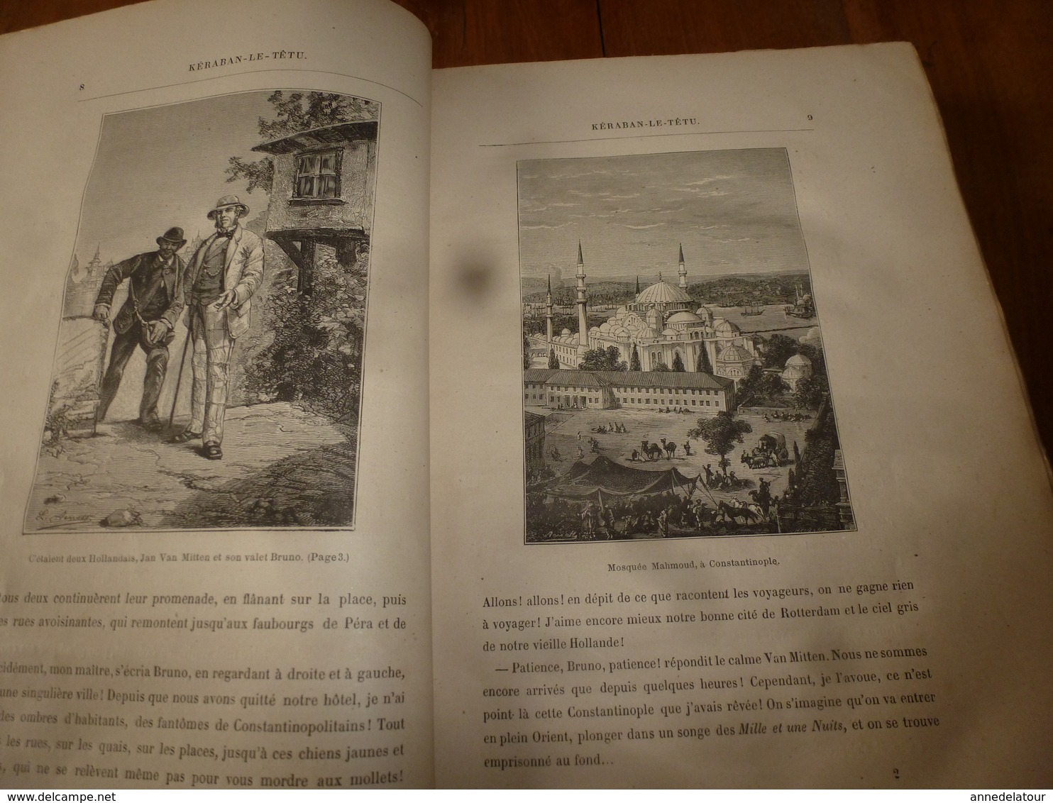 1883 KÉRABAN-LE-TÉTU par Jules Verne,       J. HETZEL , éditeur