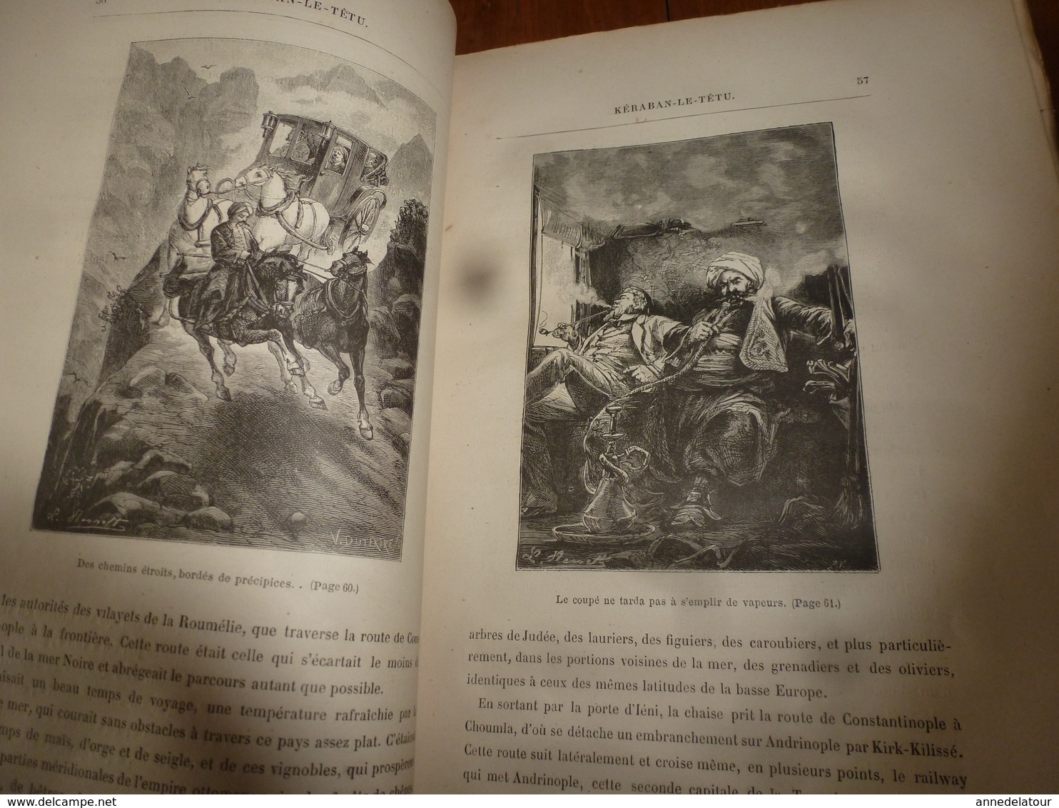 1883 KÉRABAN-LE-TÉTU par Jules Verne,       J. HETZEL , éditeur