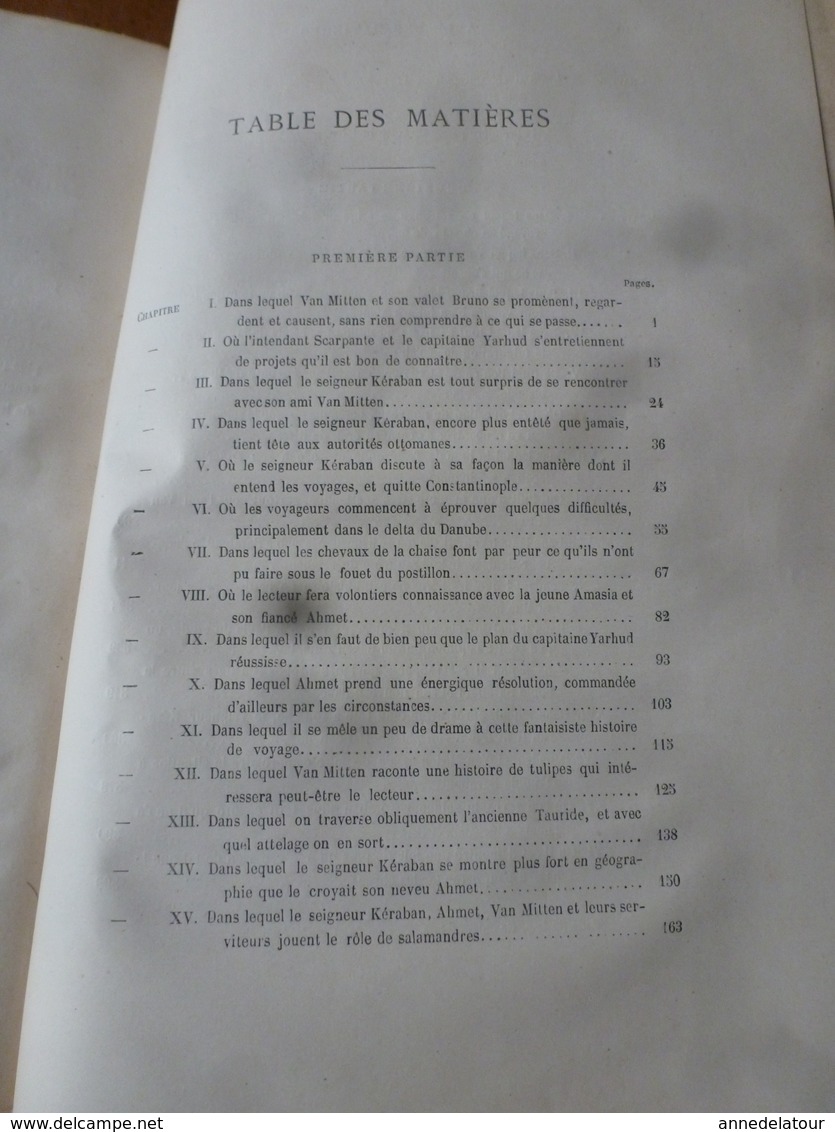 1883 KÉRABAN-LE-TÉTU par Jules Verne,       J. HETZEL , éditeur