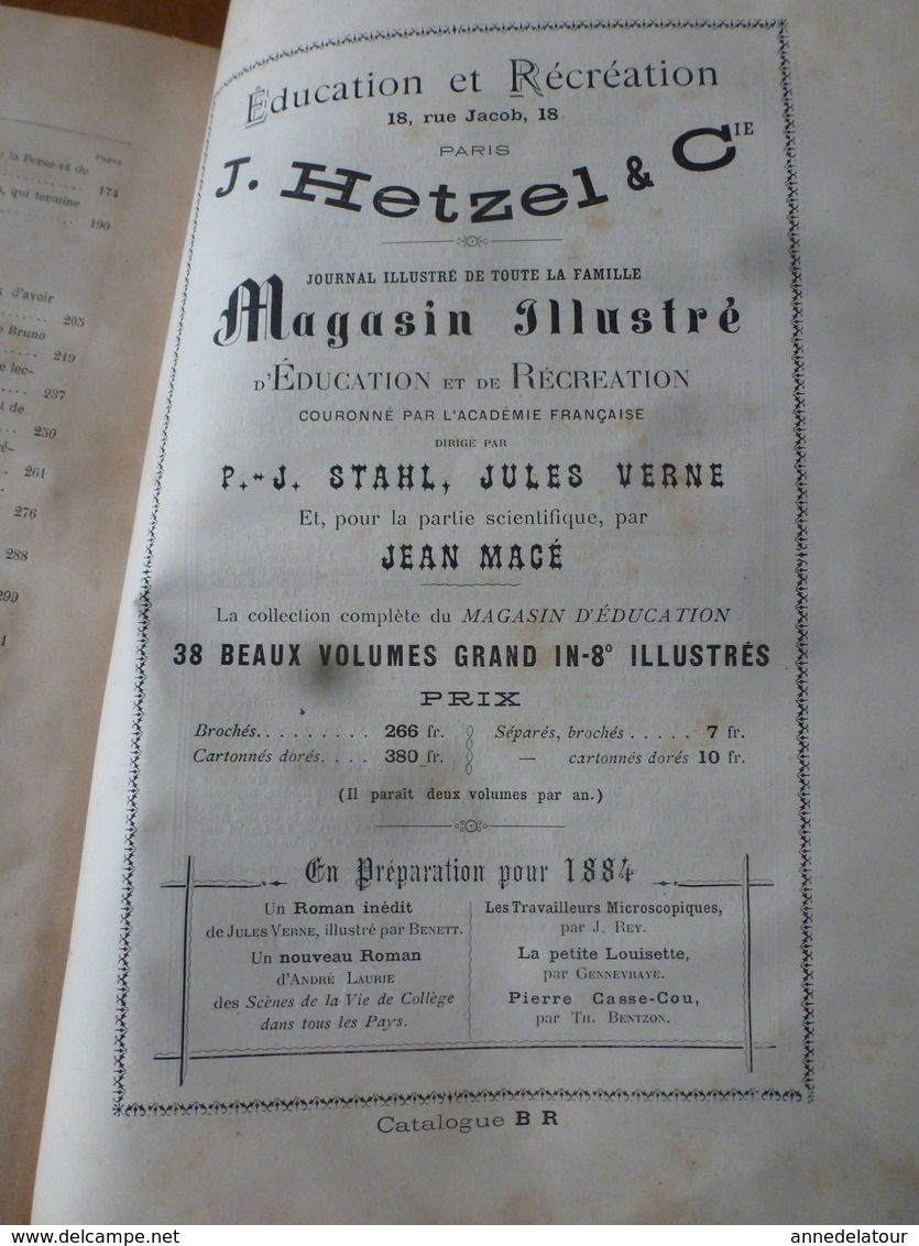 1883 KÉRABAN-LE-TÉTU par Jules Verne,       J. HETZEL , éditeur