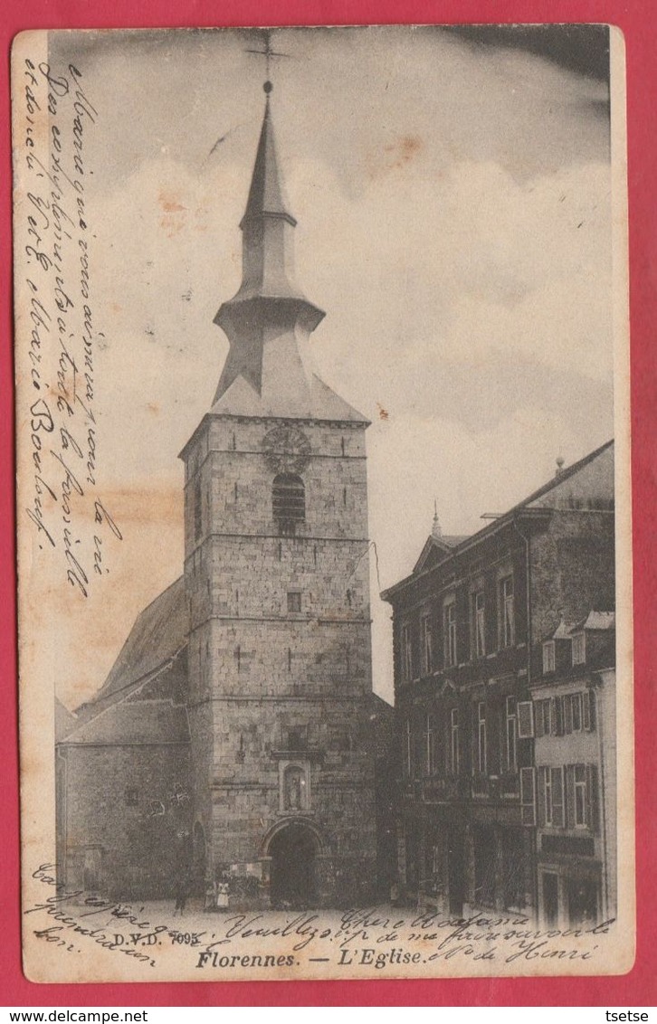 Florennes - L'Eglise - 1903 ( Voir Verso ) - Florennes