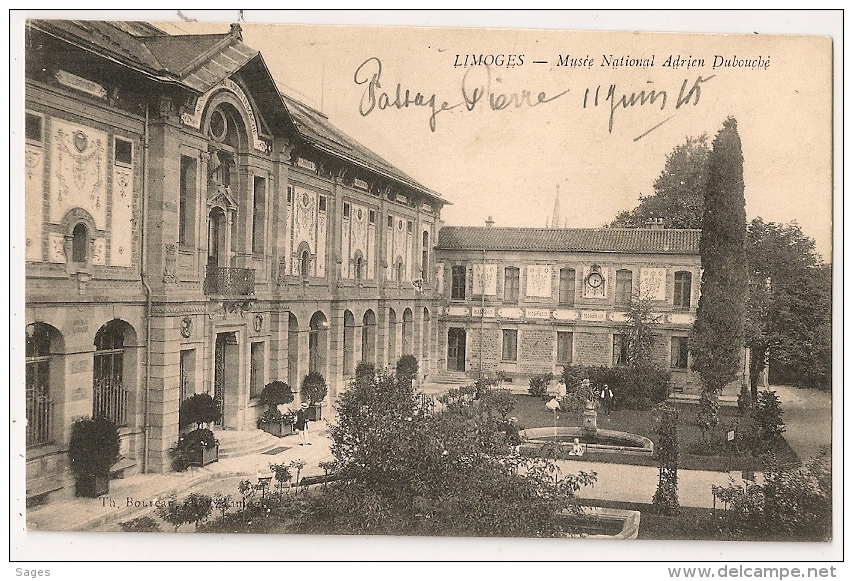 LIMOGES Haute Vienne. INFIRMERIE DE GARE. S.S.B.M. - Guerra Del 1914-18