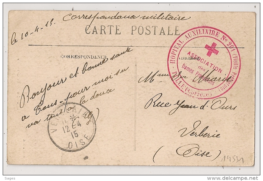 TULLE Corrèze. HA N° 201. Vieille Préfecture. A.D.D.F. - Guerra Del 1914-18