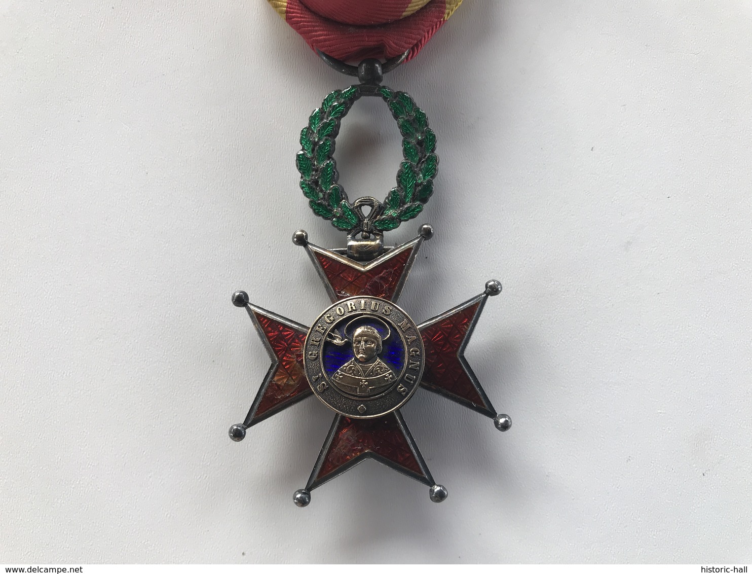 Medaille Ordre De Saint Gregoire Avec Rosette - Ante 1871