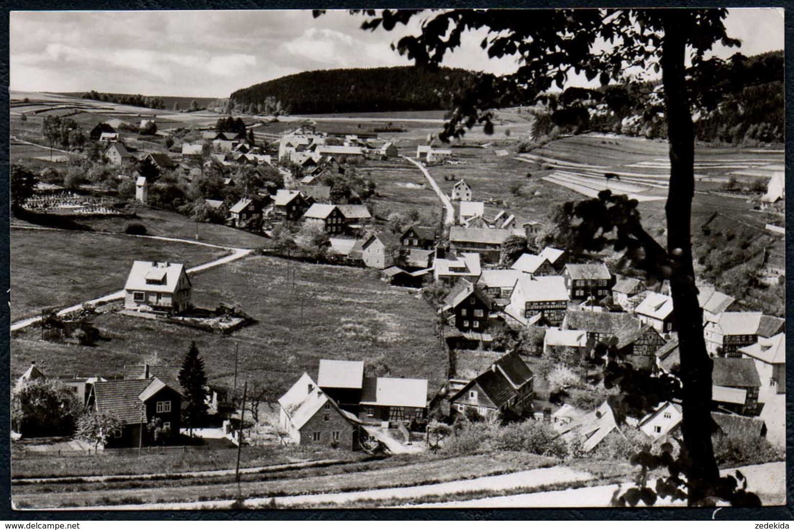 B0884 - Bermbach Krs. Schmalkalden - Blick Vom Sattelberg - Gel 1965 - Schmalkalden