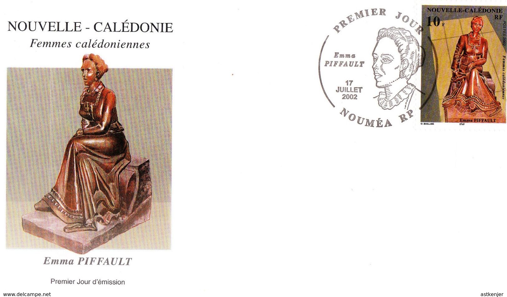 NOUVELLE CALEDONIE - FDC De 2002 N° 873 - Brieven En Documenten