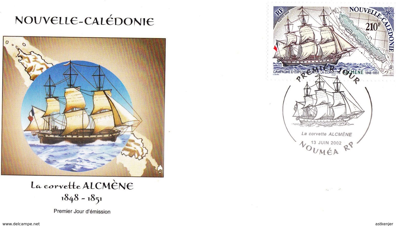 NOUVELLE CALEDONIE - FDC De 2002 N° 872 - Brieven En Documenten