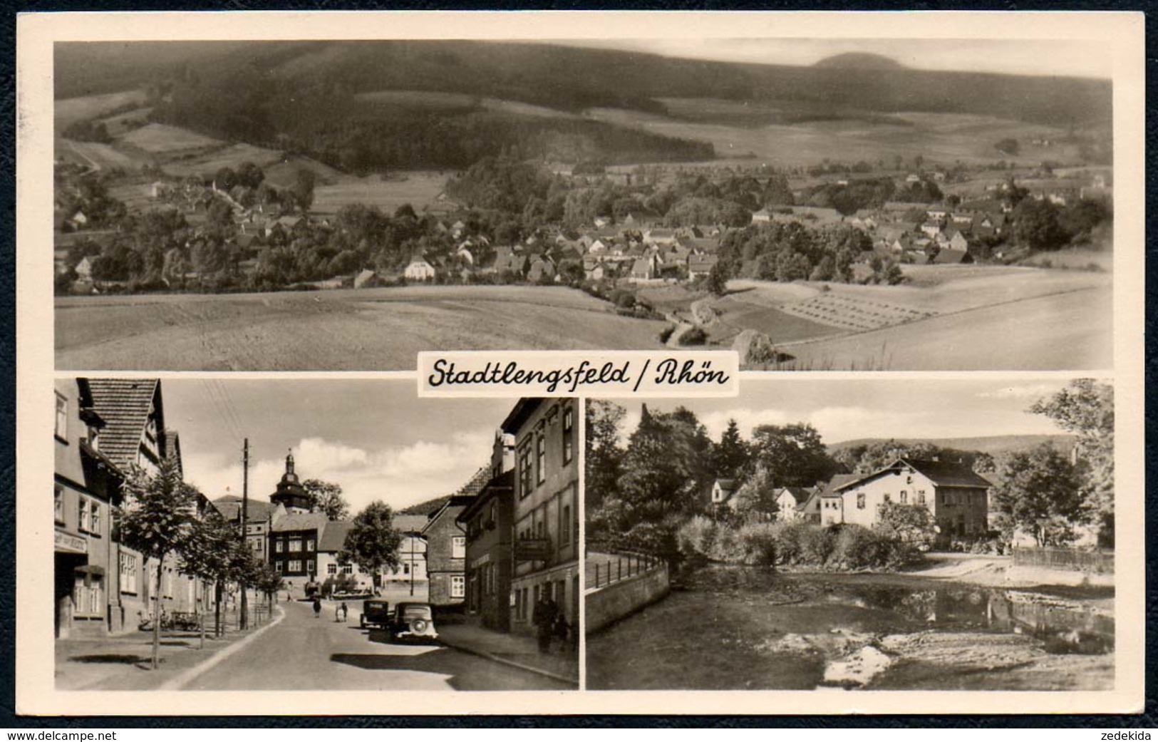 B0897 - Stadtlengsfeld MBK - Straub & Fischer - Gel 1956 TOP - Bad Salzungen